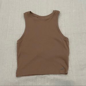 Light brown Hollister halter crop top